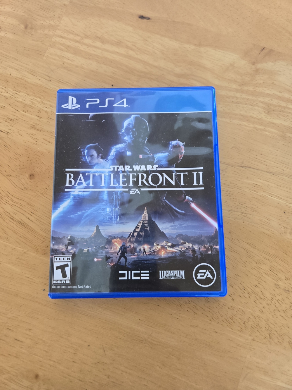 Sony PS4 Star Wars Battlefront II — Blue Case Art